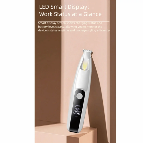 Convenient LED Dog Paw Trimmer LCD Display Fully Waterproof Cats Foot