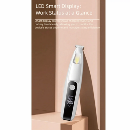 Convenient LED Dog Paw Trimmer LCD Display Fully Waterproof Cats Foot